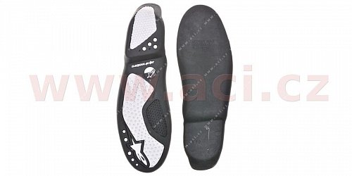 podrážky pro boty SMX 5/SMX 1, ALPINESTARS - Itálie (černé/bílé, pár)